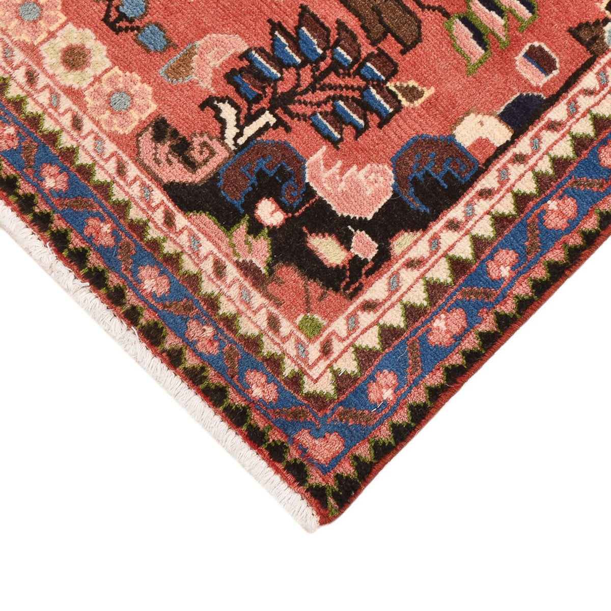 Perski dywan - Nomadyczny - 110 x 67 cm - jasna czerwień