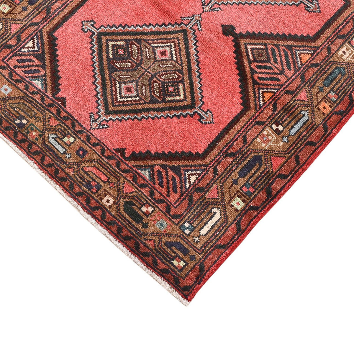 Perski dywan - Nomadyczny - 123 x 75 cm - jasna czerwień