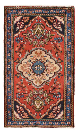 Perski dywan - Nomadyczny - 128 x 74 cm - czerwony