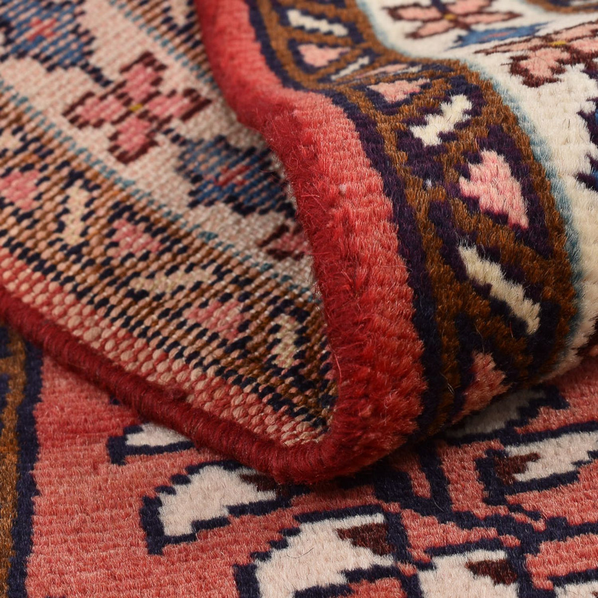 Perski dywan - Nomadyczny - 130 x 76 cm - czerwony