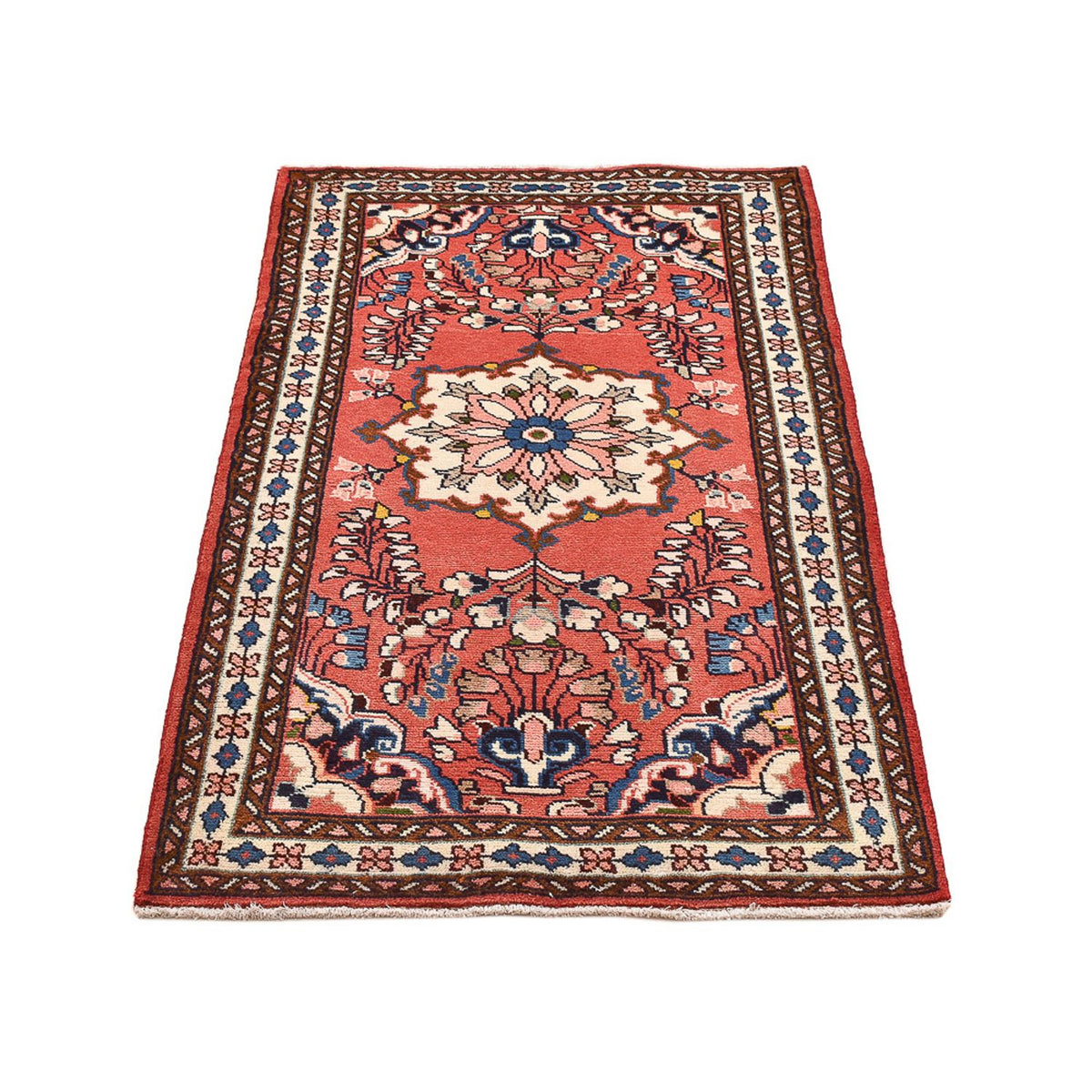 Perski dywan - Nomadyczny - 130 x 76 cm - czerwony