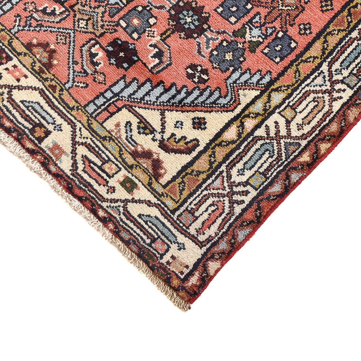 Perski dywan - Nomadyczny - 123 x 75 cm - jasna czerwień