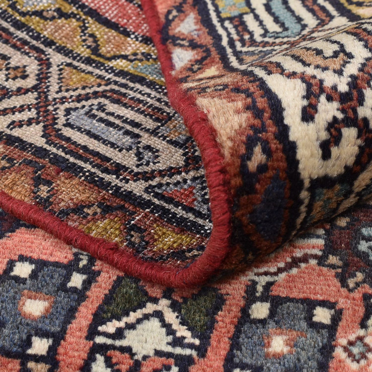 Perski dywan - Nomadyczny - 123 x 75 cm - jasna czerwień