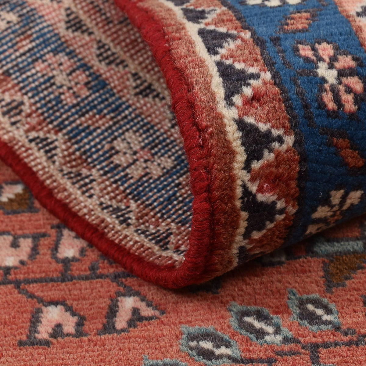 Perski dywan - Nomadyczny - 124 x 68 cm - czerwony