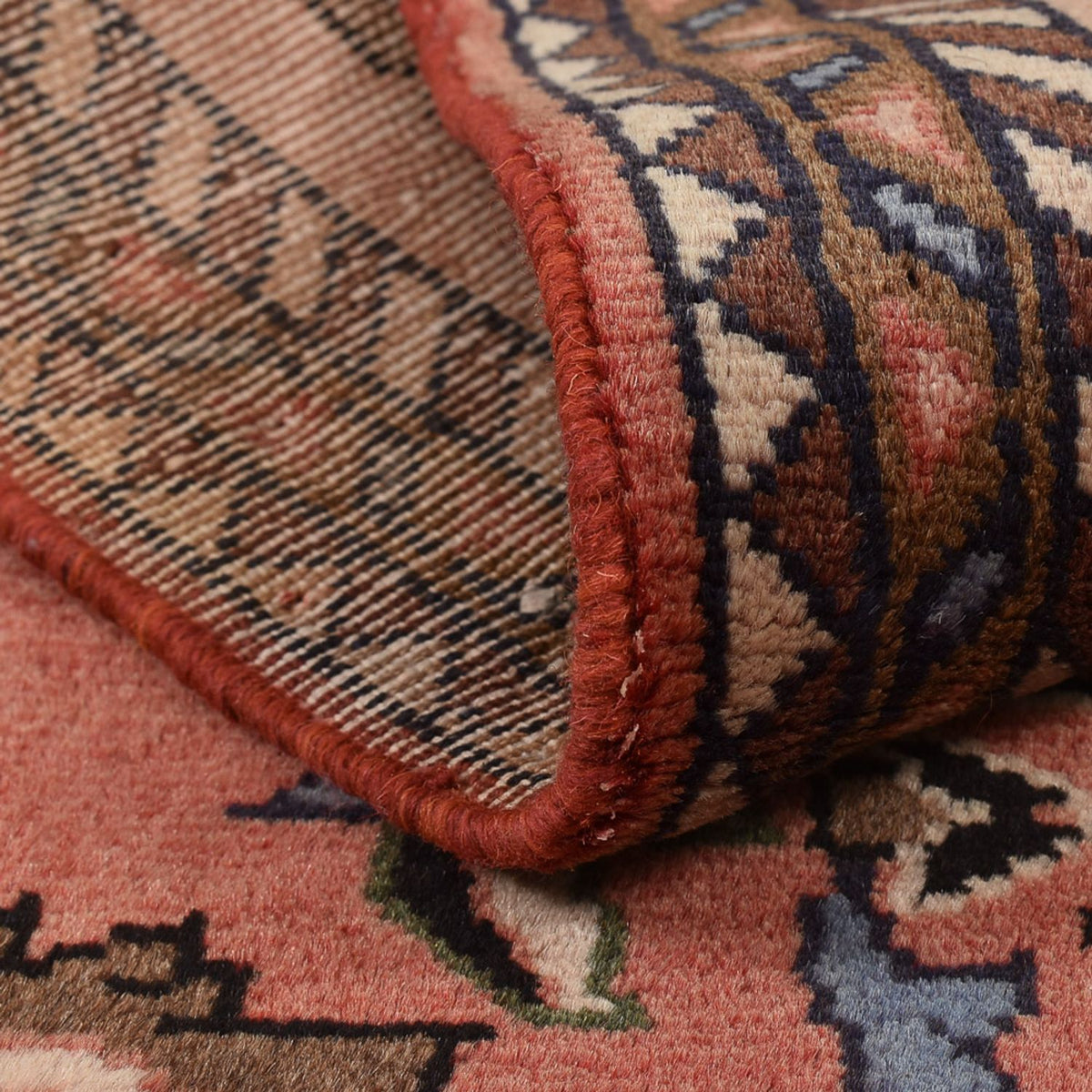 Perski dywan - Nomadyczny - 126 x 73 cm - czerwony