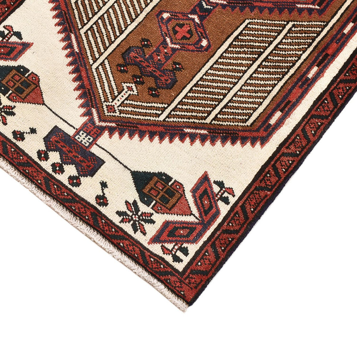 Dywan perski - Tabriz - 140 x 69 cm - wielokolorowy