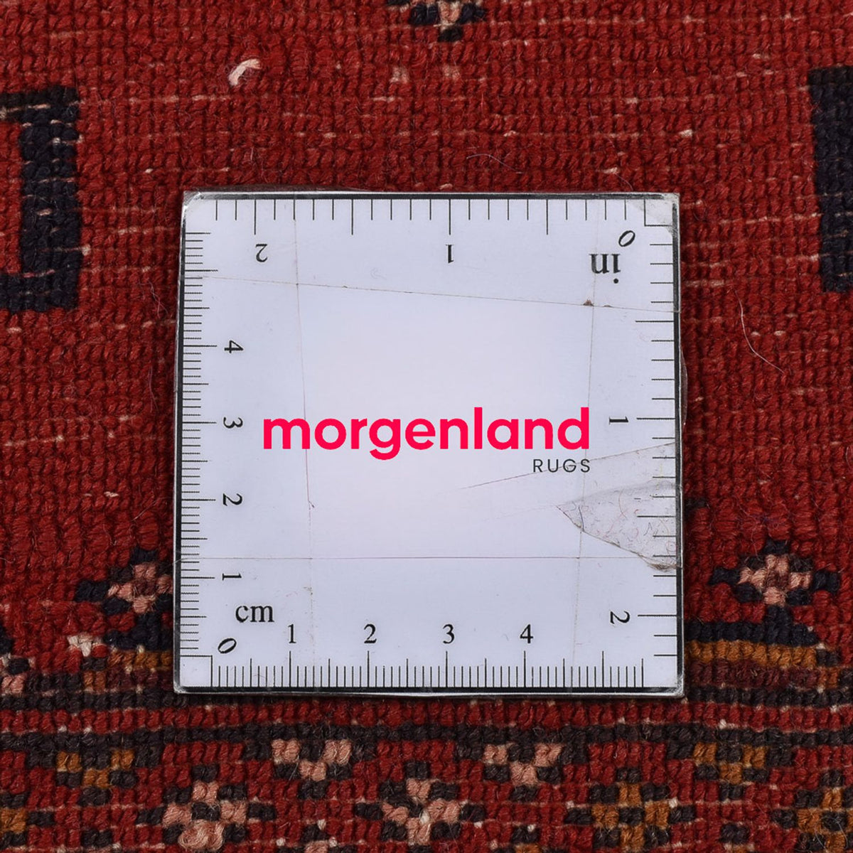 Dywan turkmeński - 116 x 77 cm - czerwony