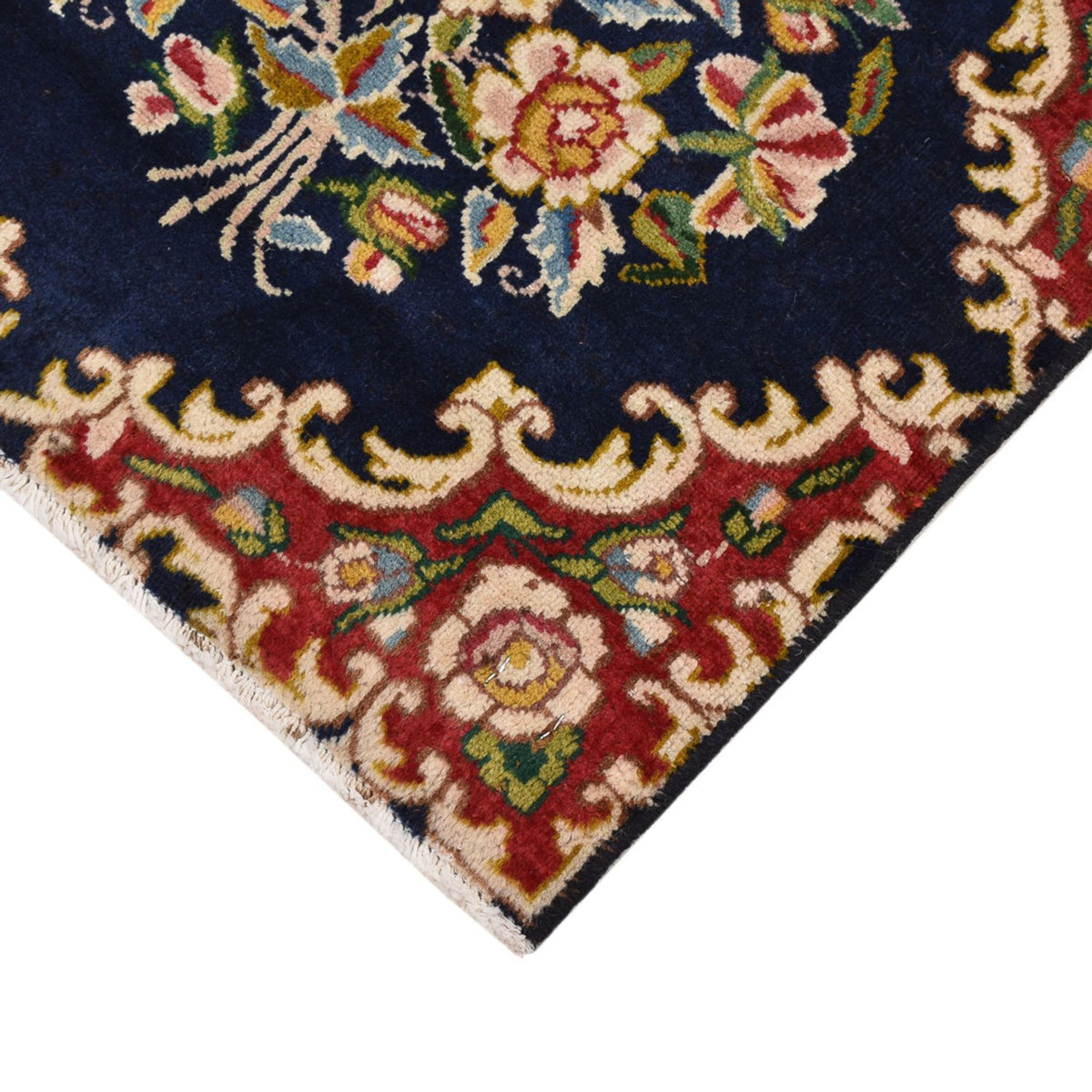 Perski dywan - Nomadyczny kwadratowy  - 50 x 48 cm - ciemnoniebieski