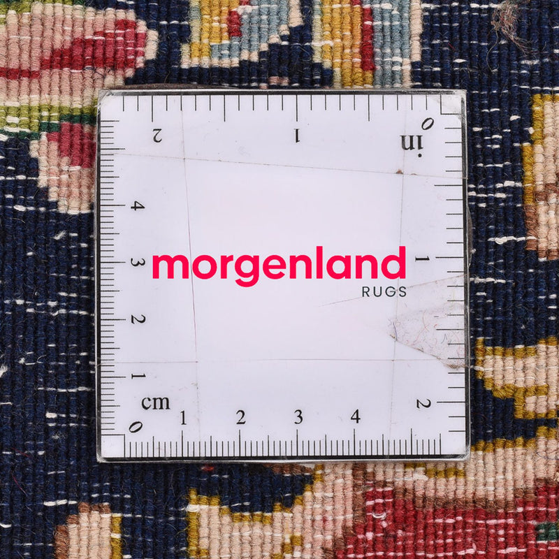 Perski dywan - Nomadyczny kwadratowy  - 50 x 48 cm - ciemnoniebieski