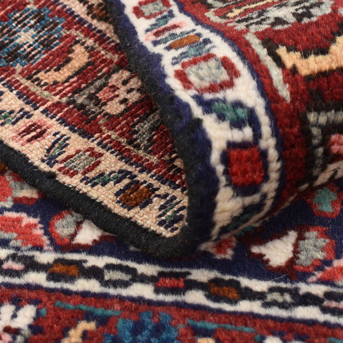 Perski dywan - Nomadyczny - 93 x 54 cm - ciemna czerwień