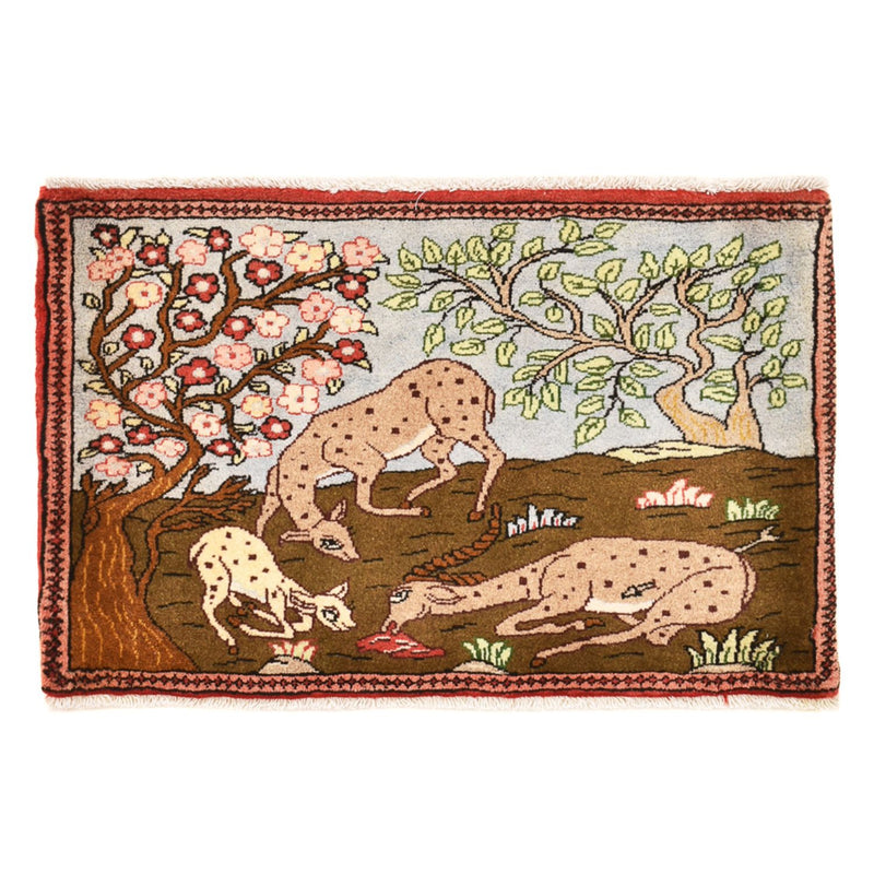 Perski dywan - Nomadyczny - 67 x 45 cm - wielokolorowy