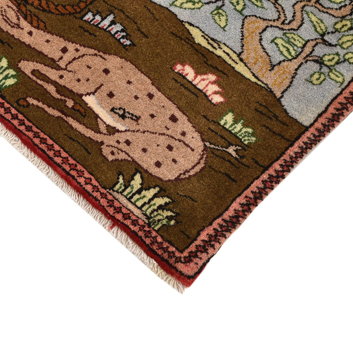 Perski dywan - Nomadyczny - 67 x 45 cm - wielokolorowy