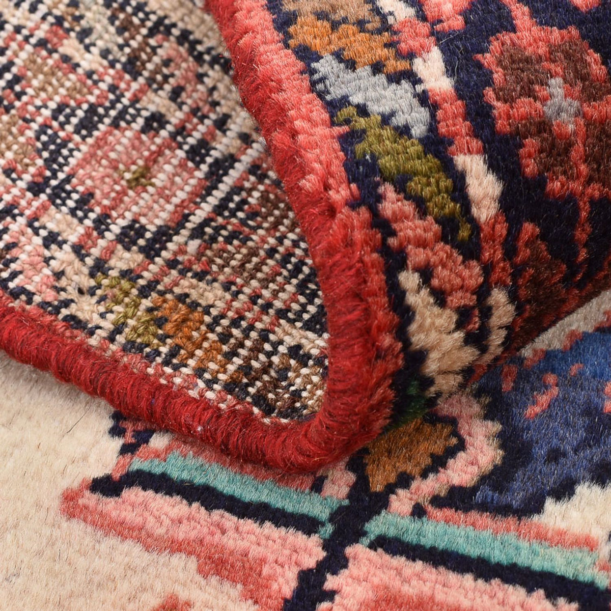 Perski dywan - Nomadyczny - 75 x 60 cm - wielokolorowy