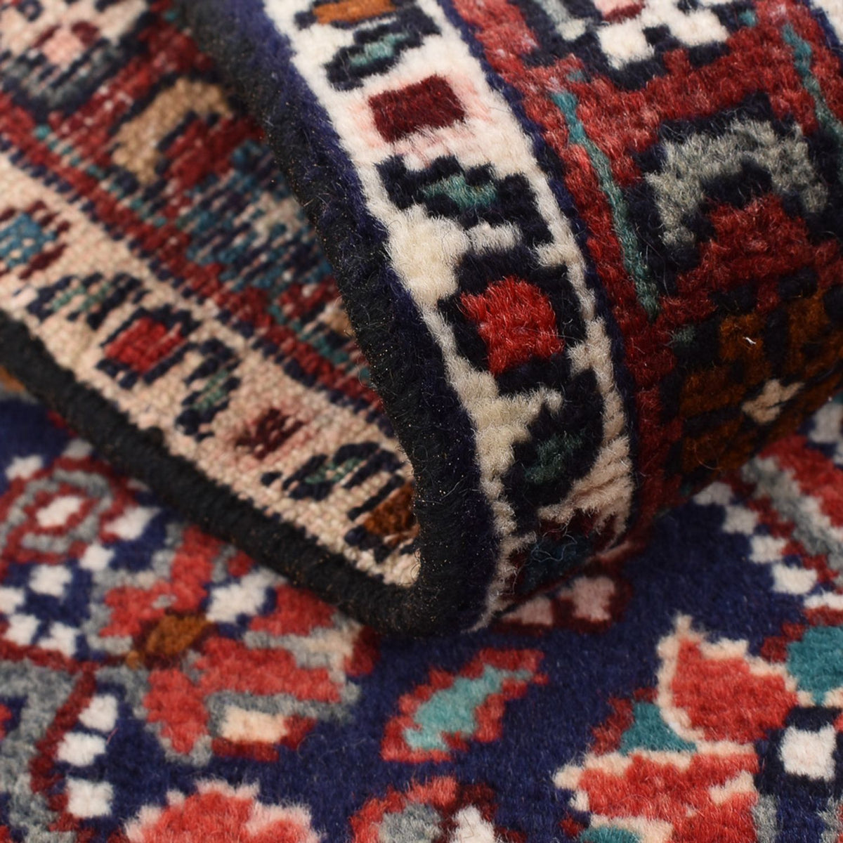 Perski dywan - Nomadyczny - 90 x 53 cm - ciemna czerwień