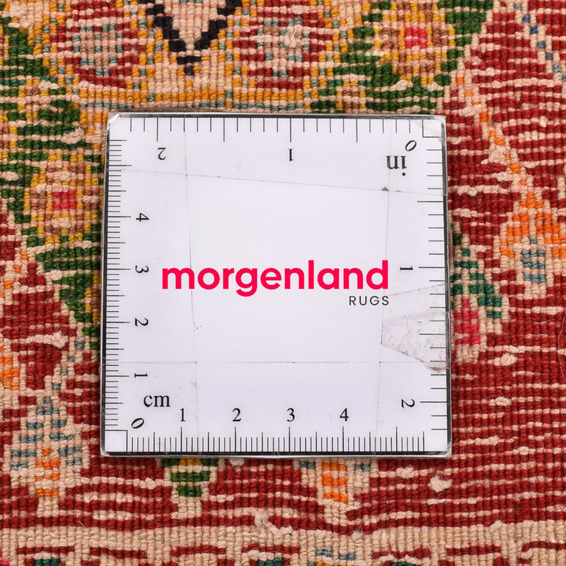 Perski dywan - Nomadyczny kwadratowy  - 65 x 65 cm - czerwony