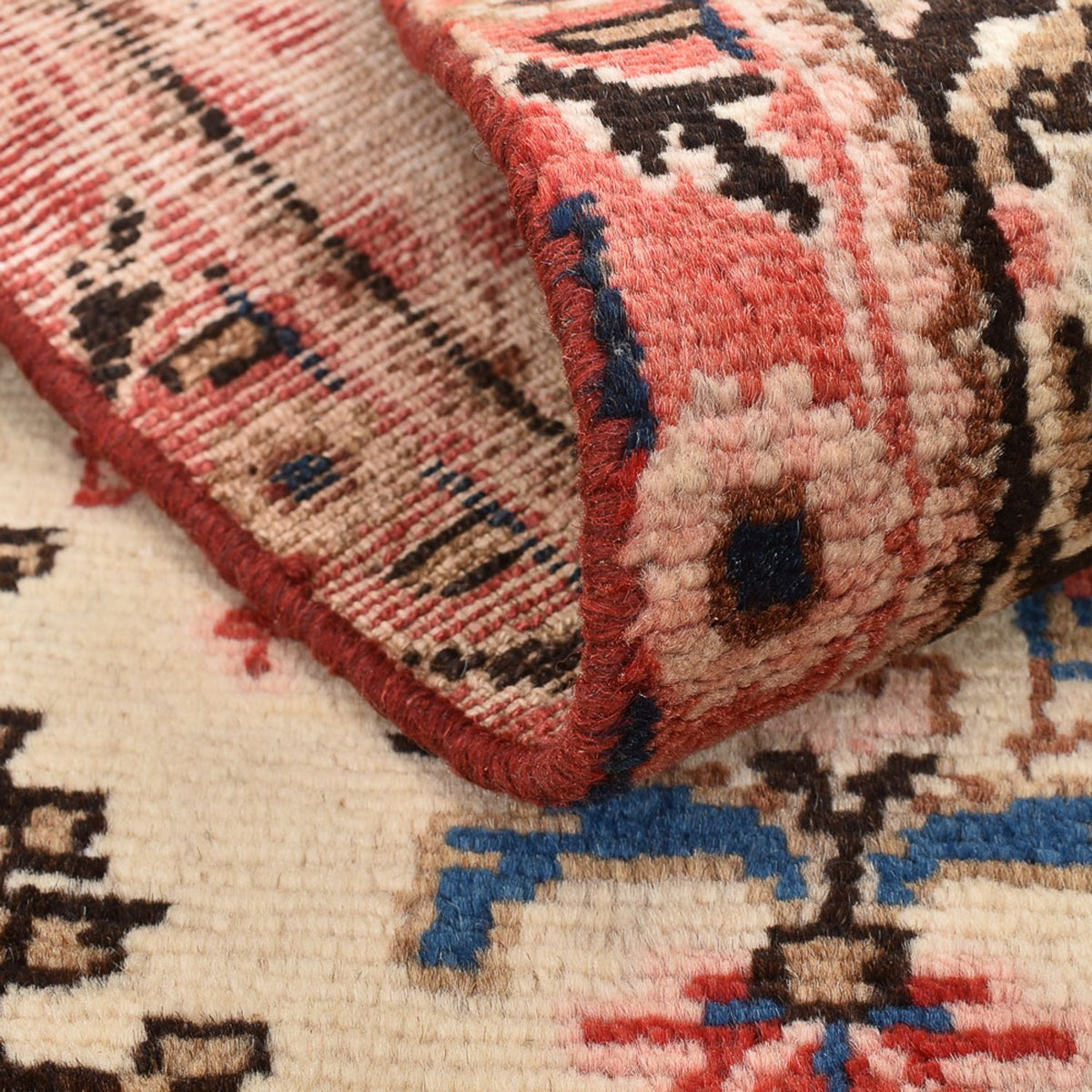 Perski dywan - Nomadyczny - 101 x 56 cm - jasny beż