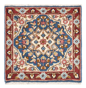 Perski dywan - Nomadyczny kwadratowy  - 53 x 52 cm - wielokolorowy