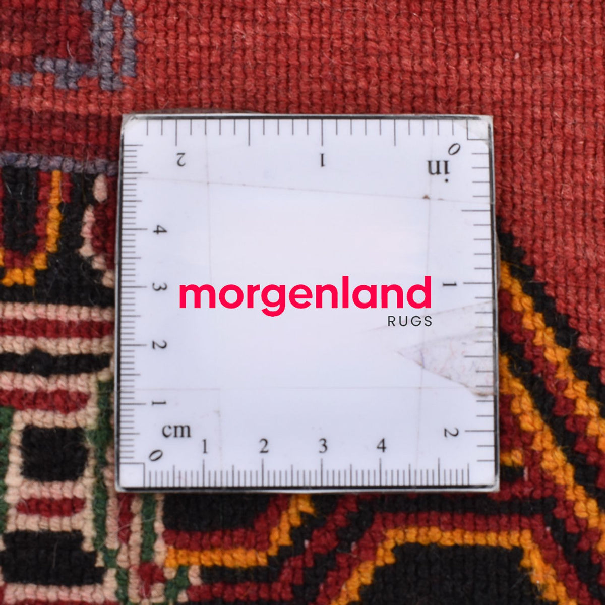 Perski dywan - Nomadyczny - 77 x 54 cm - jasna czerwień