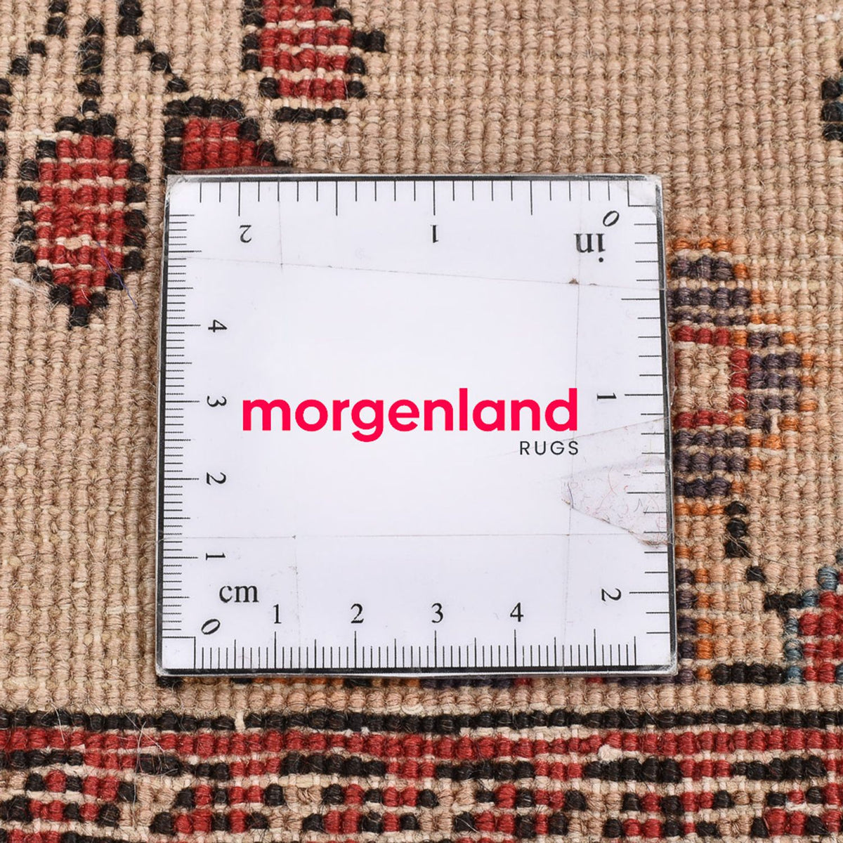 Perski dywan - Nomadyczny - 75 x 58 cm - beżowy