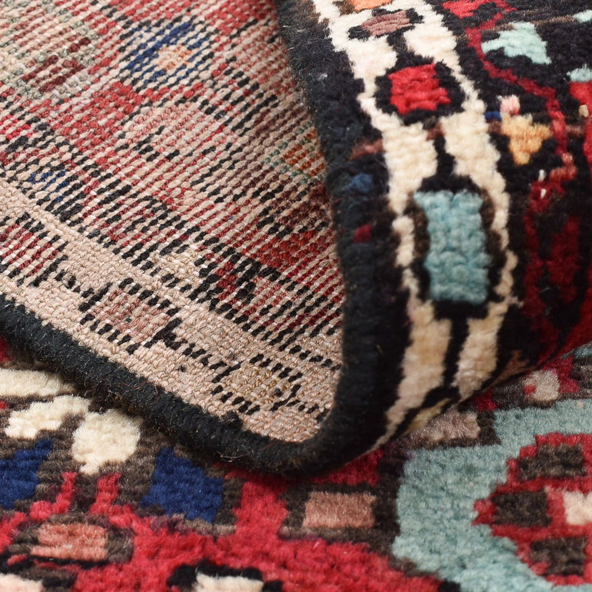 Perski dywan - Nomadyczny - 92 x 60 cm - czerwony