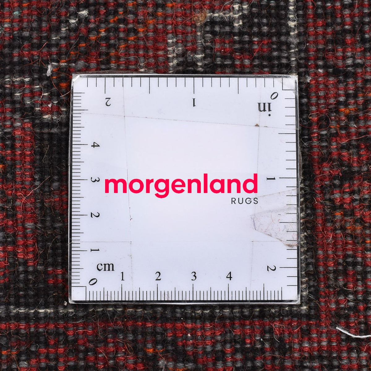 Perski dywan - Nomadyczny kwadratowy  - 43 x 40 cm - czerwony