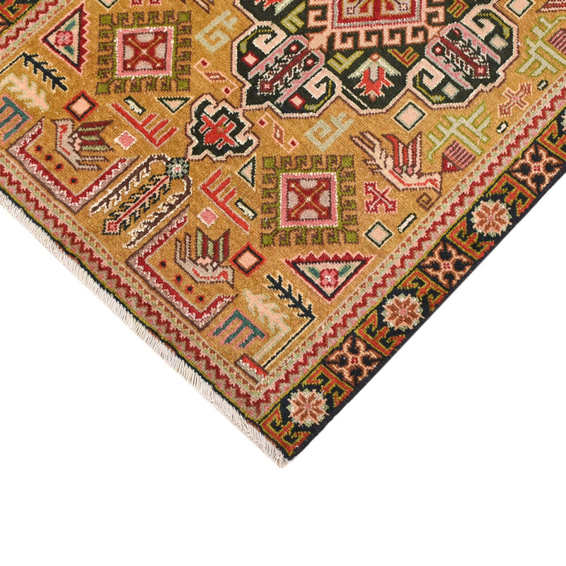 Perski dywan - Nomadyczny - 82 x 53 cm - oliwkowa zieleń