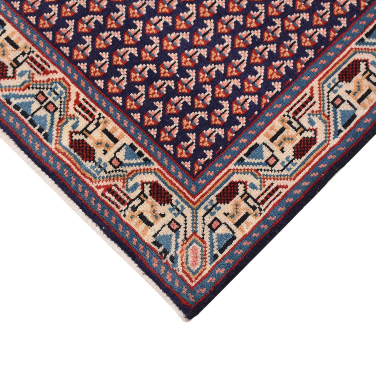 Perski dywan - Nomadyczny kwadratowy  - 72 x 61 cm - fioletowy