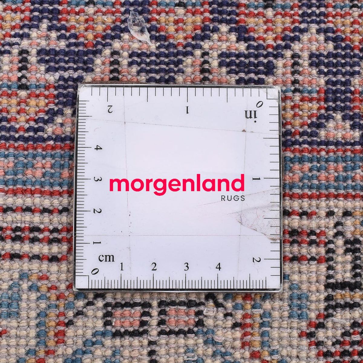 Perski dywan - Nomadyczny kwadratowy  - 72 x 61 cm - fioletowy