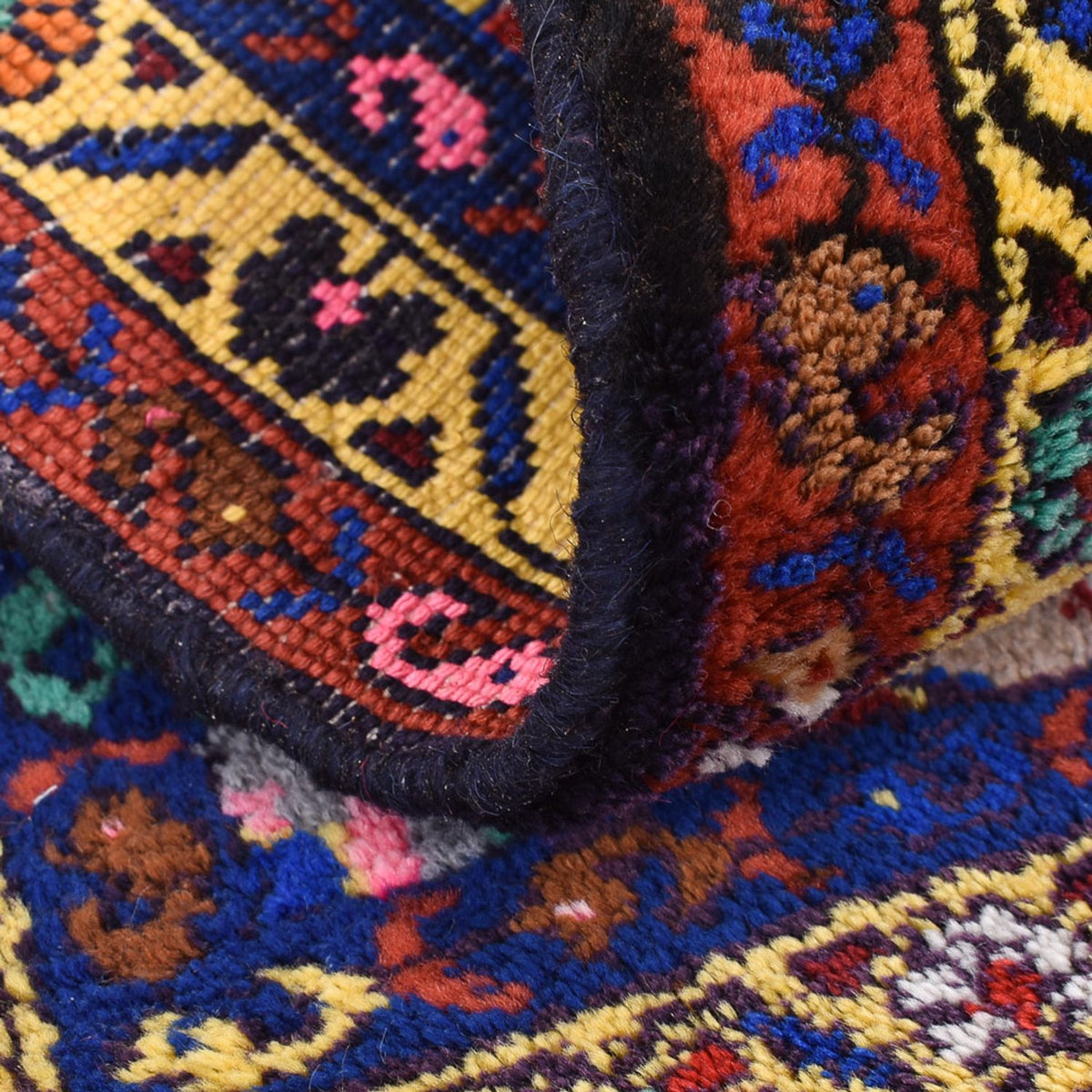 Perski dywan - Nomadyczny - 80 x 61 cm - czerwony