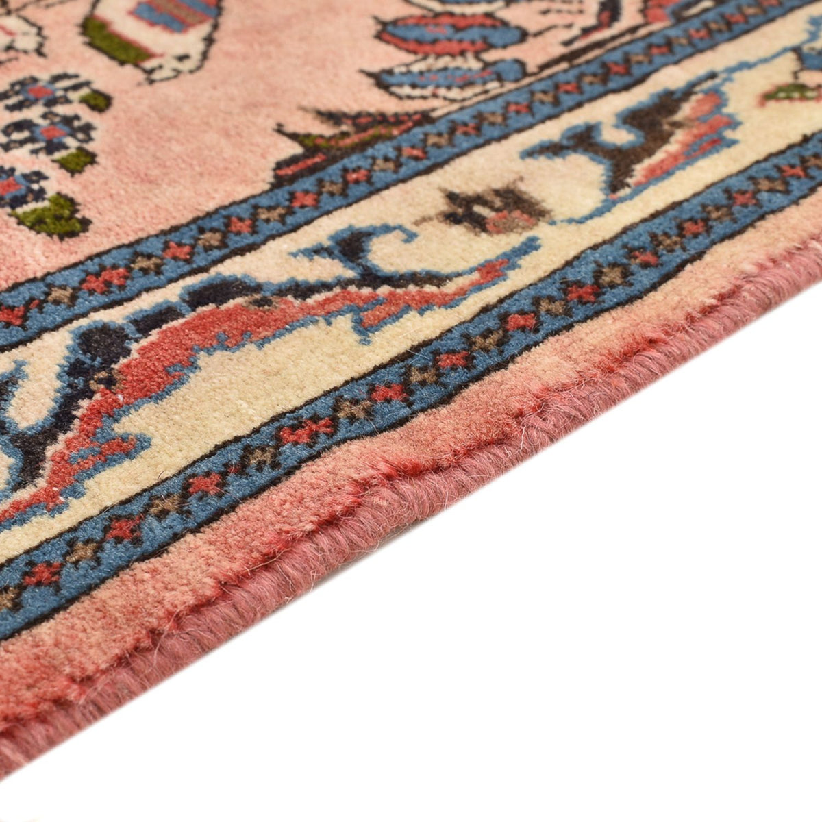 Perski dywan - Nomadyczny - 90 x 70 cm - jasna czerwień