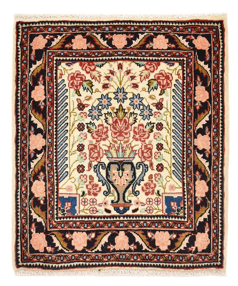 Perski dywan - Nomadyczny kwadratowy  - 65 x 57 cm - wielokolorowy