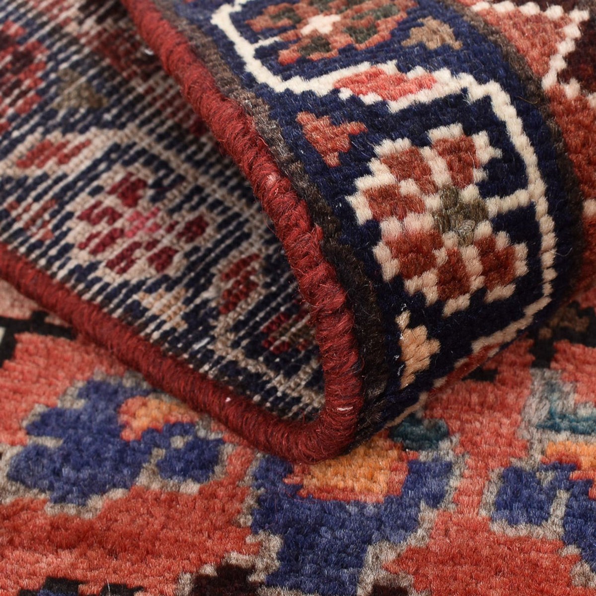 Perski dywan - Nomadyczny - 87 x 53 cm - czerwony