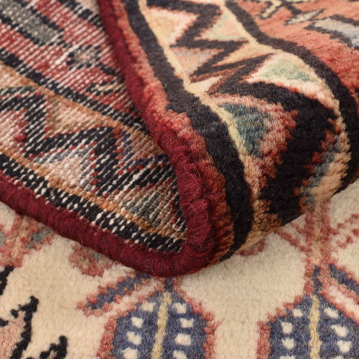 Perski dywan - Nomadyczny - 101 x 62 cm - jasna czerwień