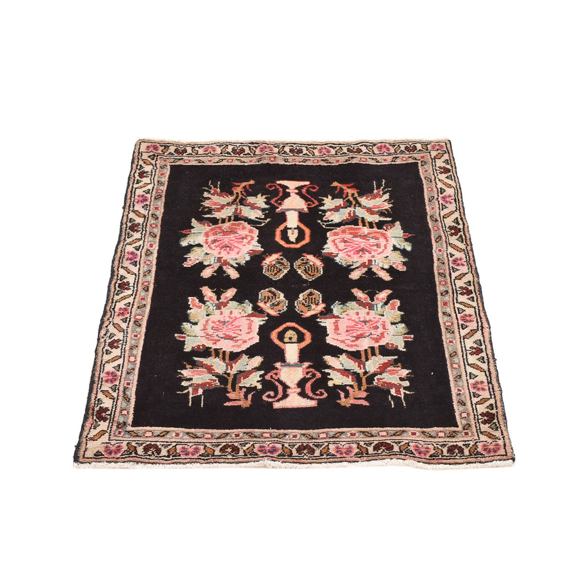 Perski dywan - Nomadyczny - 85 x 68 cm - ciemnoniebieski