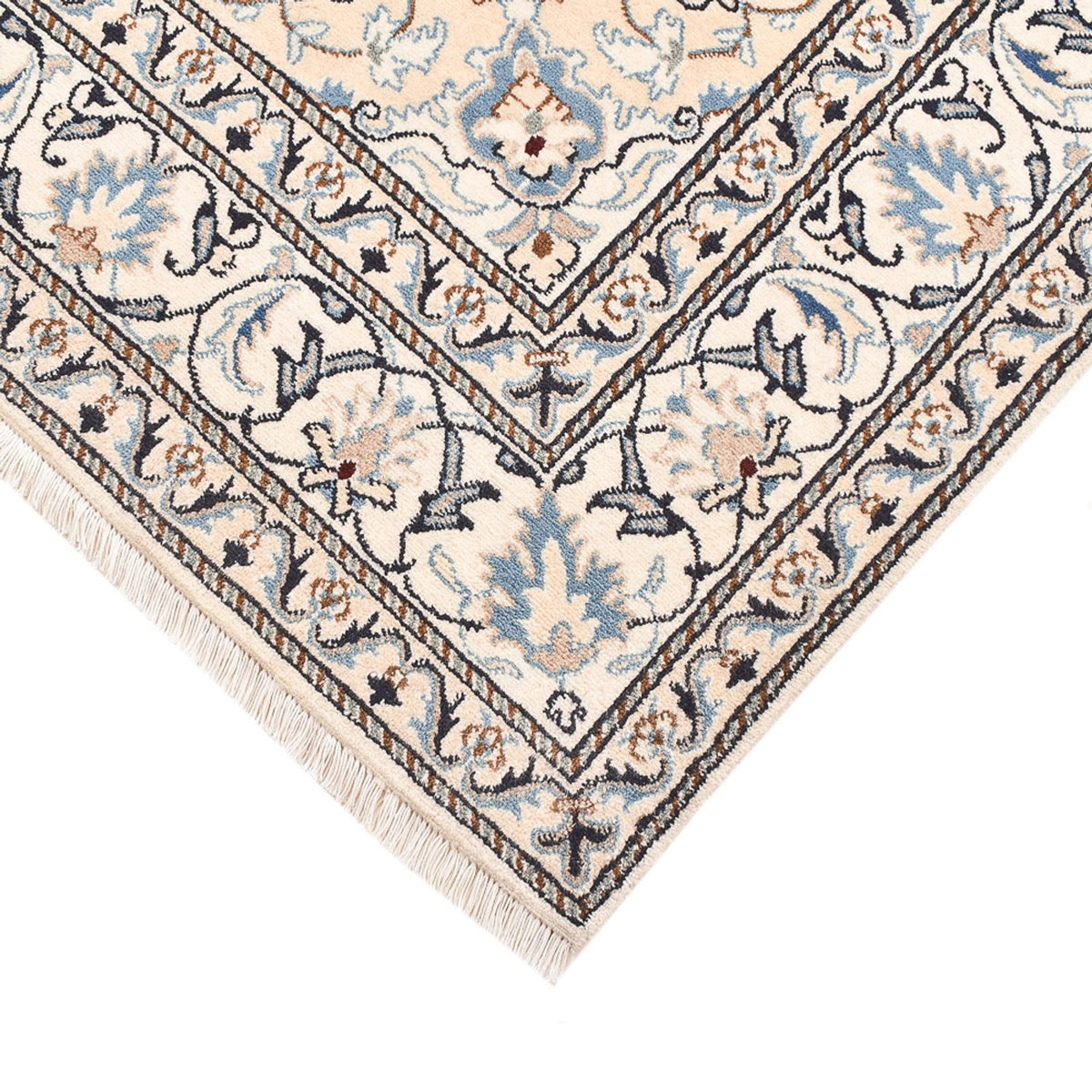 Dywan perski - Nain - 202 x 149 cm - szary