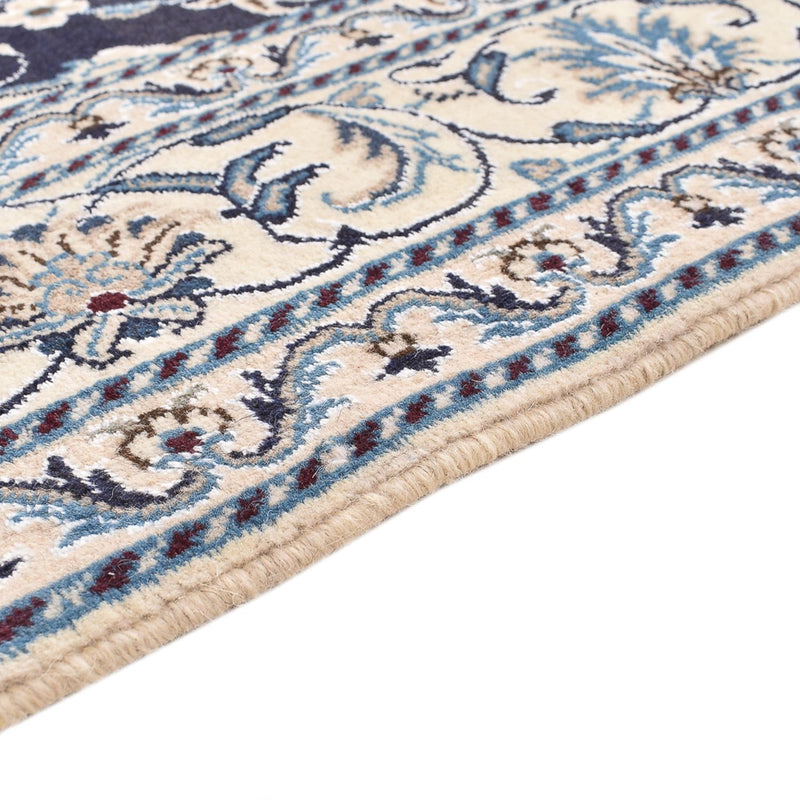 Dywan perski - Nain - 198 x 149 cm - ciemnoniebieski