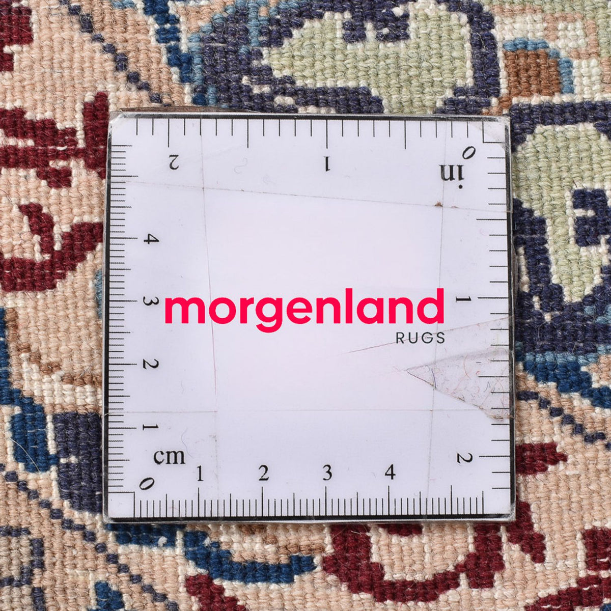 Dywan perski - Nain - Królewski okrągły  - 136 x 136 cm - szary