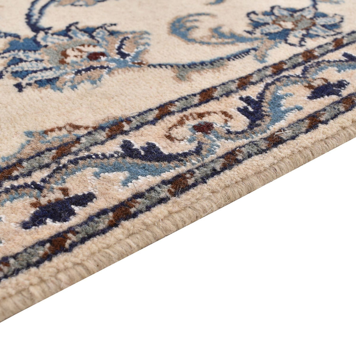 Biegacz Dywan perski - Nain - 290 x 80 cm - beżowy