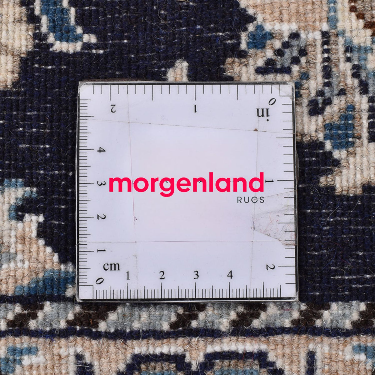 Biegacz Dywan perski - Nain - 189 x 75 cm - ciemnoniebieski