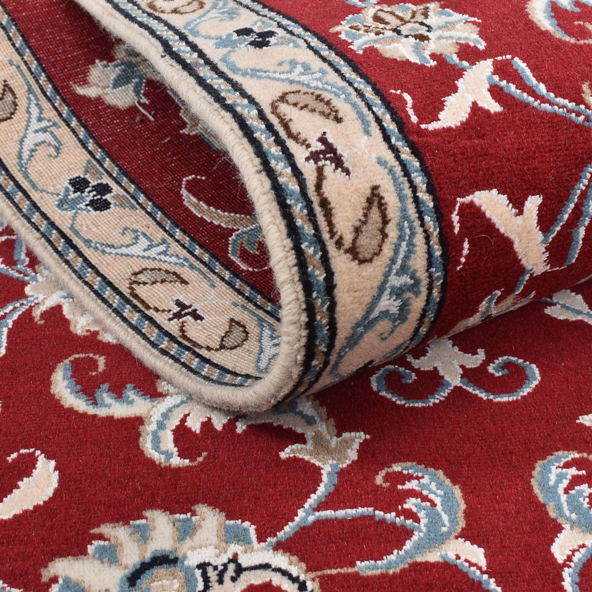 Biegacz Dywan perski - Nain - 198 x 77 cm - czerwony