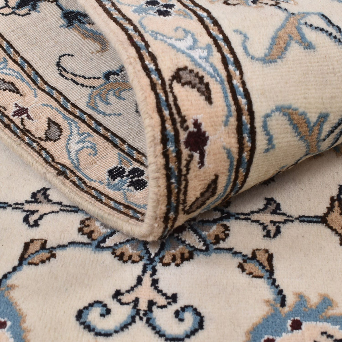 Biegacz Dywan perski - Nain - 200 x 80 cm - beżowy