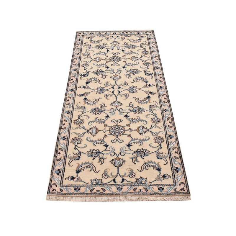 Biegacz Dywan perski - Nain - 193 x 80 cm - beżowy