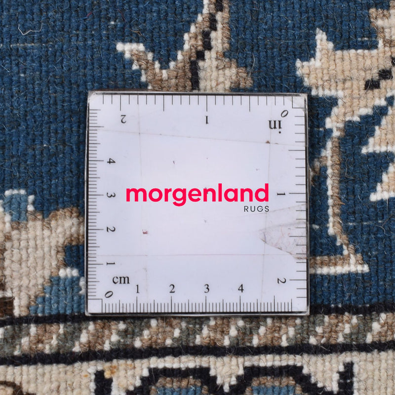 Biegacz Dywan perski - Nain - 195 x 77 cm - morski błękit