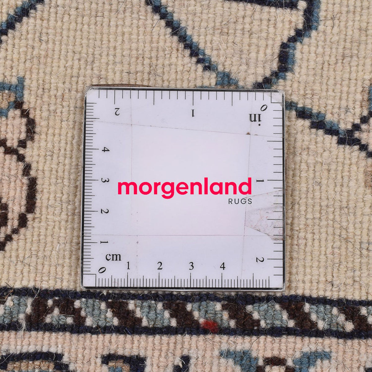 Dywan perski - Nain - 137 x 71 cm - jasnoszary