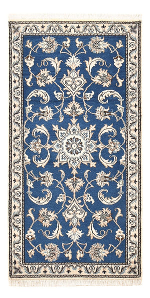 Dywan perski - Nain - 135 x 67 cm - niebieski