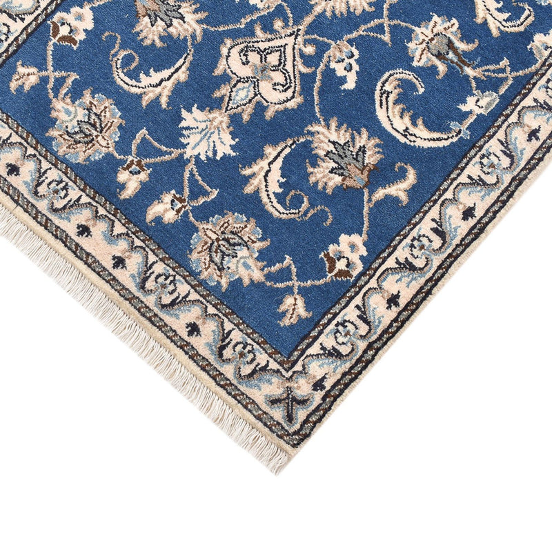 Dywan perski - Nain - 135 x 67 cm - niebieski