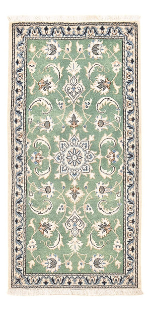 Dywan perski - Nain - 139 x 66 cm - jasnozielony