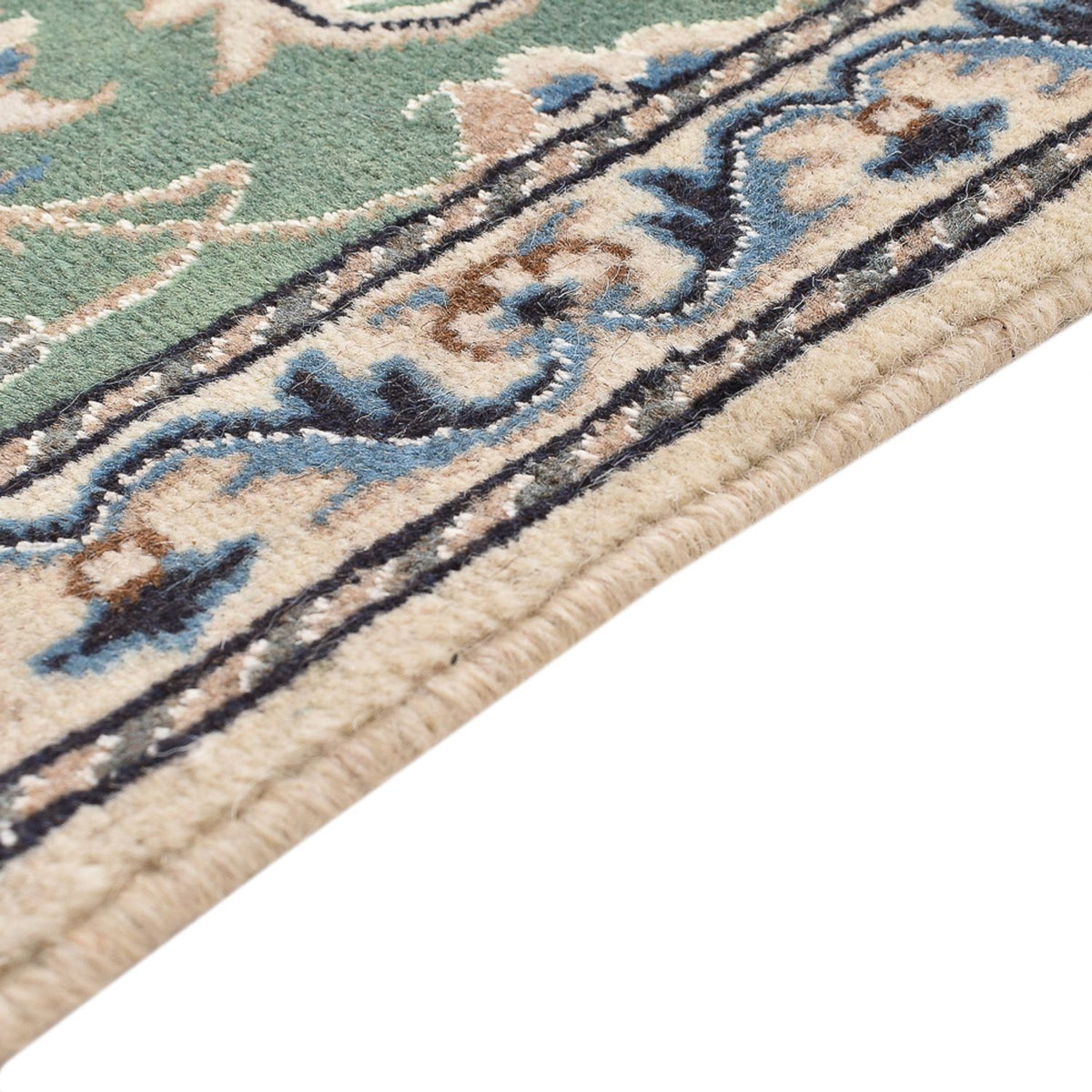 Dywan perski - Nain - 139 x 66 cm - jasnozielony