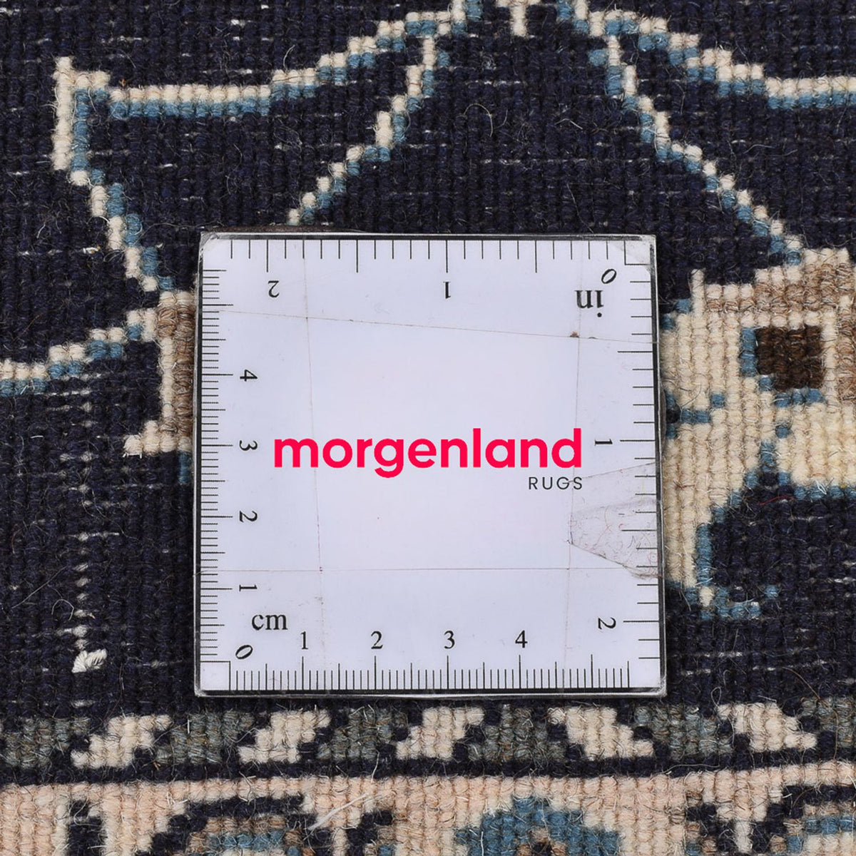 Dywan perski - Nain - 136 x 70 cm - ciemnoniebieski