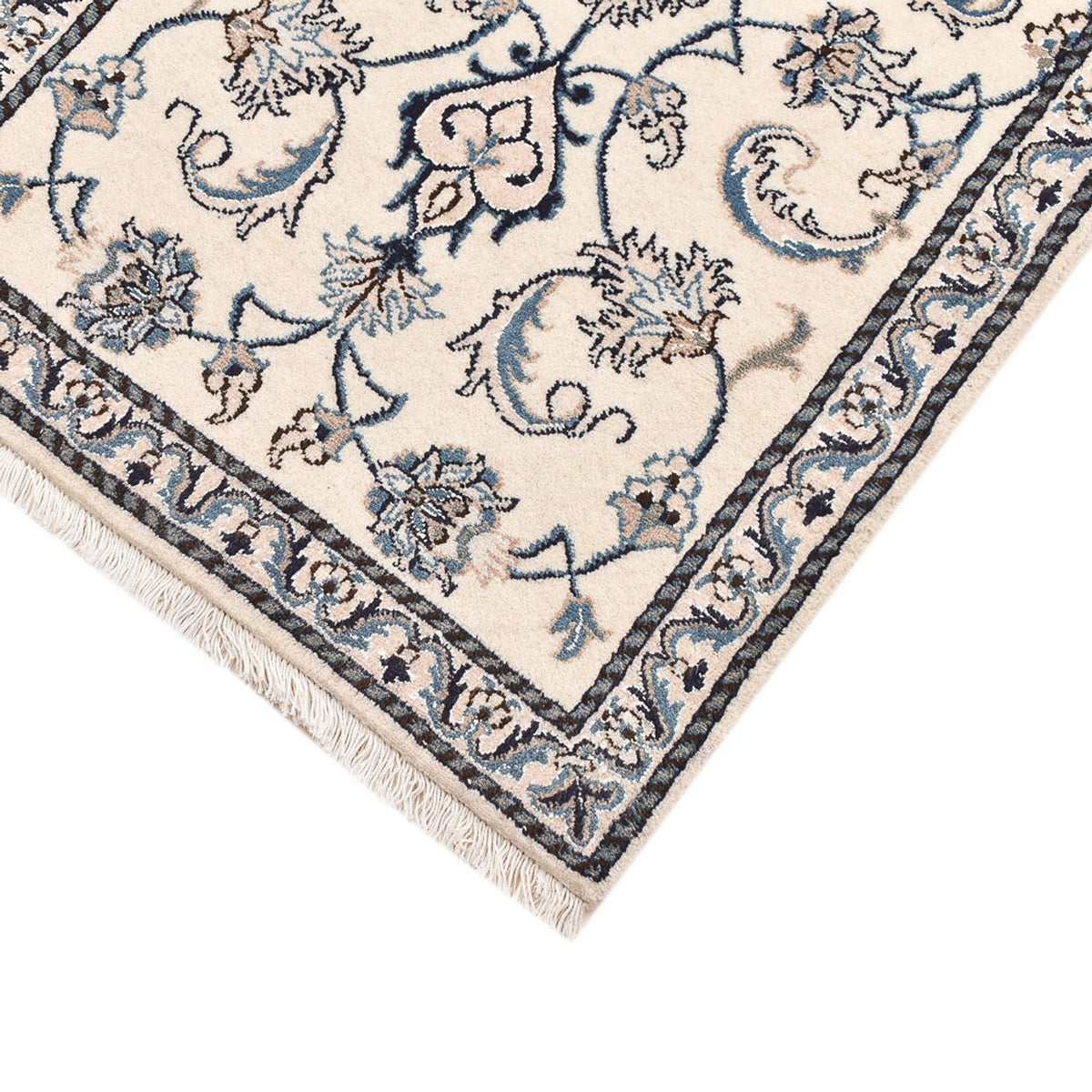 Dywan perski - Nain - 143 x 70 cm - jasnoszary